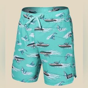 Men’s Saxx oh buoy stretch‎ swim 2in1 size XL